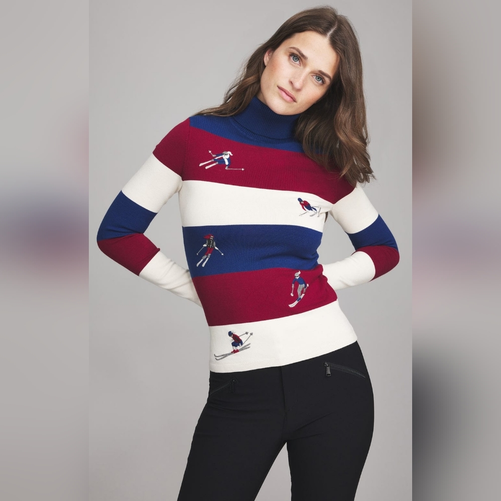 Alp N Rock | AVERY SWEATER TURTLENECK EMBROIDERED SKIER